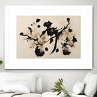 Cherry Blossom Branch by Treechild on GIANT ART - black  framed canvas
