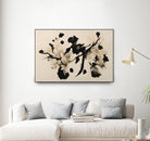 Cherry Blossom Branch by Treechild on GIANT ART - black  framed canvas