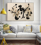 Cherry Blossom Branch by Treechild on GIANT ART - black  framed canvas