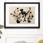 Cherry Blossom Branch by Treechild on GIANT ART - black  framed canvas