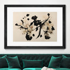 Cherry Blossom Branch by Treechild on GIANT ART - black  framed canvas