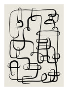 Endless Curves Dance by Treechild on GIANT ART - line art abstract art