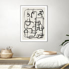 Endless Curves Dance by Treechild on GIANT ART - line art abstract art