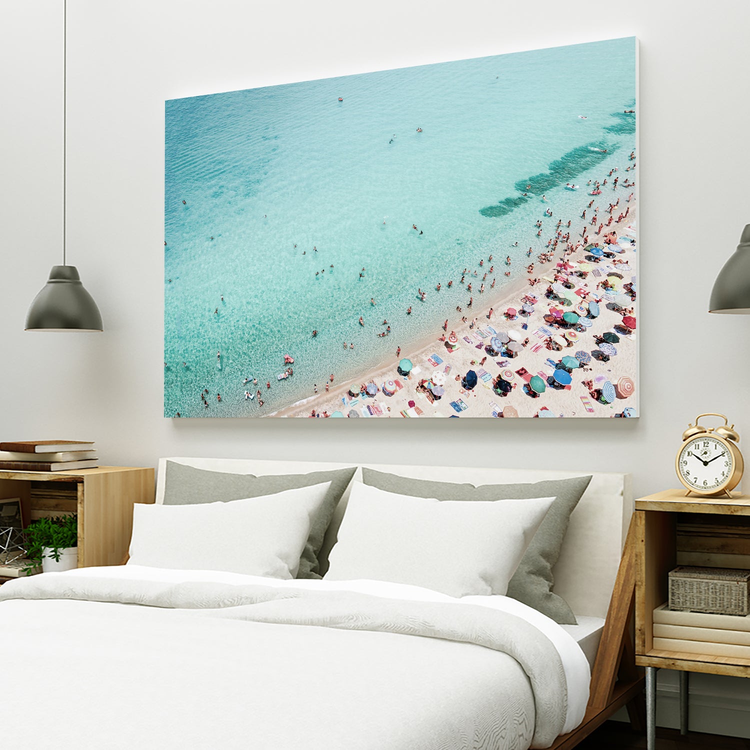 Busy Beach by Kathrin on GIANT ART - photography water