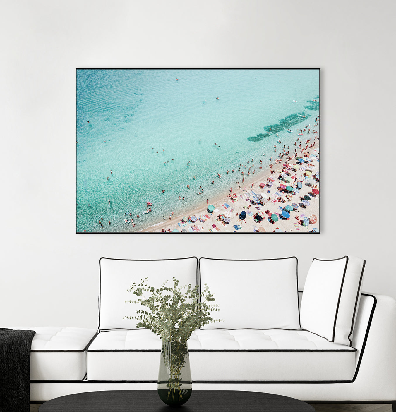 Busy Beach by Kathrin on GIANT ART - photography water