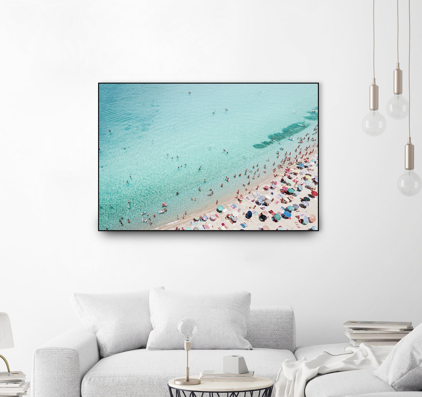 Busy Beach by Kathrin on GIANT ART - photography water