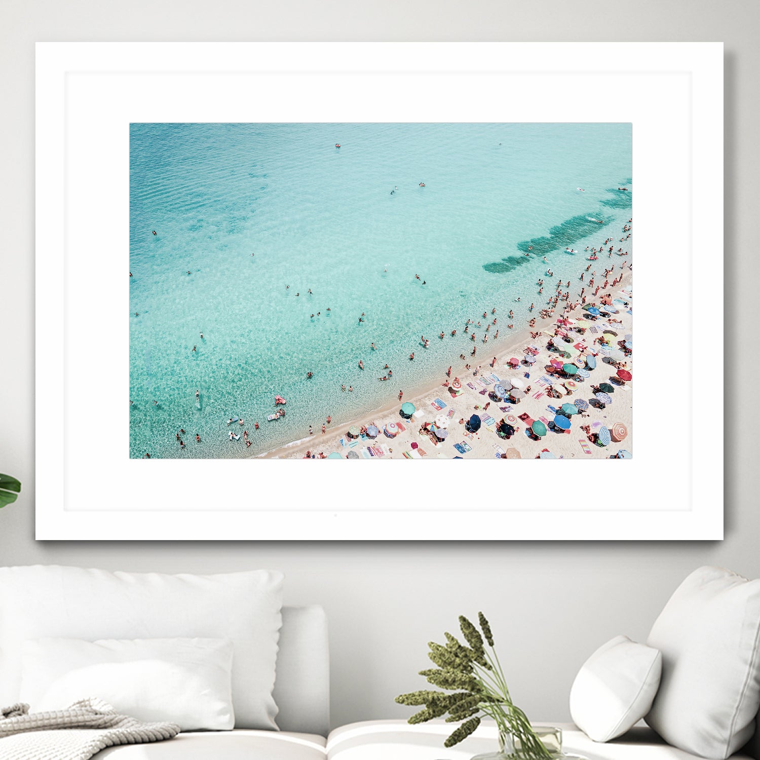 Busy Beach by Kathrin on GIANT ART - photography water