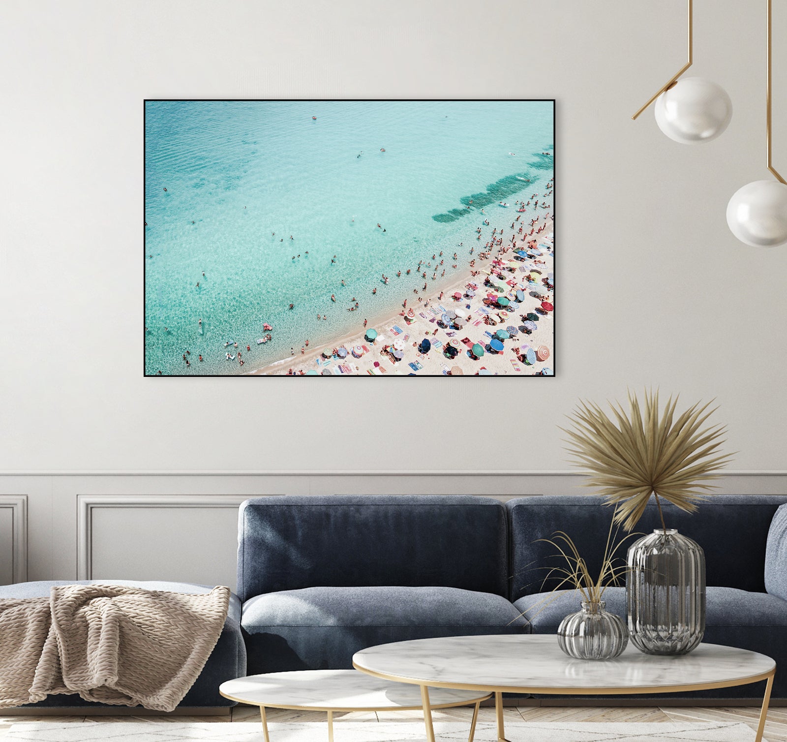 Busy Beach by Kathrin on GIANT ART - photography water