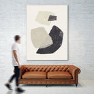 Monochrome Shapes #1 by Alisa Galitsyna on GIANT ART - collage abstract collage