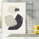 Monochrome Shapes #1 by Alisa Galitsyna on GIANT ART - collage abstract collage