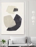 Monochrome Shapes #1 by Alisa Galitsyna on GIANT ART - collage abstract collage