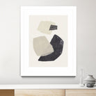Monochrome Shapes #1 by Alisa Galitsyna on GIANT ART - collage abstract collage
