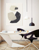 Monochrome Shapes #1 by Alisa Galitsyna on GIANT ART - collage abstract collage