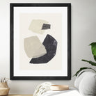 Monochrome Shapes #1 by Alisa Galitsyna on GIANT ART - collage abstract collage
