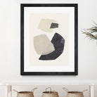 Monochrome Shapes #1 by Alisa Galitsyna on GIANT ART - collage abstract collage