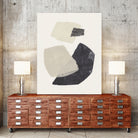 Monochrome Shapes #1 by Alisa Galitsyna on GIANT ART - collage abstract collage