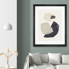 Monochrome Shapes #1 by Alisa Galitsyna on GIANT ART - collage abstract collage