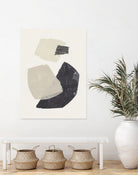 Monochrome Shapes #1 by Alisa Galitsyna on GIANT ART - collage abstract collage