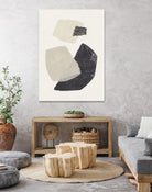 Monochrome Shapes #1 by Alisa Galitsyna on GIANT ART - collage abstract collage