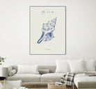 Filles de la mer n.2 - La conchiglia by Giulia Mora on GIANT ART - blue costal  mora