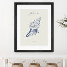 Filles de la mer n.2 - La conchiglia by Giulia Mora on GIANT ART - blue costal  mora