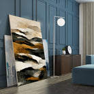 Ochre And Beige Mountains by Treechild on GIANT ART - illustration mountains