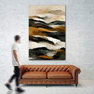 Ochre And Beige Mountains by Treechild on GIANT ART - illustration mountains