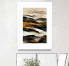 Ochre And Beige Mountains by Treechild on GIANT ART - illustration mountains