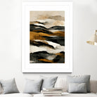 Ochre And Beige Mountains by Treechild on GIANT ART - illustration mountains