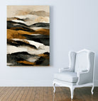 Ochre And Beige Mountains by Treechild on GIANT ART - illustration mountains