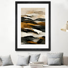 Ochre And Beige Mountains by Treechild on GIANT ART - illustration mountains