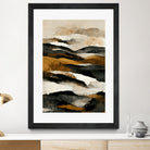 Ochre And Beige Mountains by Treechild on GIANT ART - illustration mountains