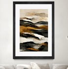 Ochre And Beige Mountains by Treechild on GIANT ART - illustration mountains