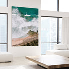 Waves by Raisa Zwart on GIANT ART - green coastal