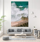 Waves by Raisa Zwart on GIANT ART - green coastal