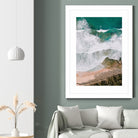 Waves by Raisa Zwart on GIANT ART - green coastal