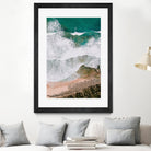 Waves by Raisa Zwart on GIANT ART - green coastal