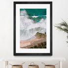 Waves by Raisa Zwart on GIANT ART - green coastal