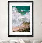 Waves by Raisa Zwart on GIANT ART - green coastal