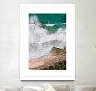 Waves by Raisa Zwart on GIANT ART - green coastal