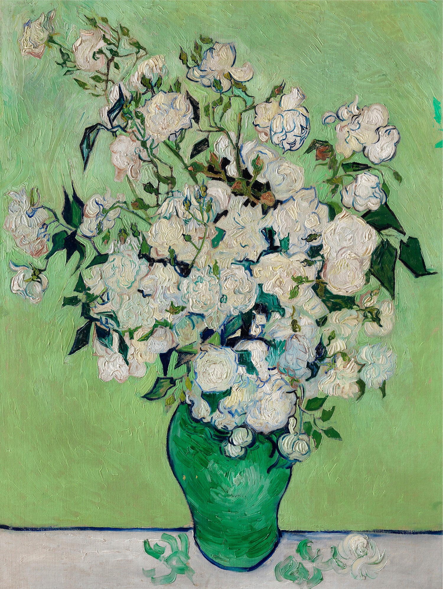 Roses by Vincent Van Gogh on GIANT ART - vincent van gogh paintings vincent van gogh