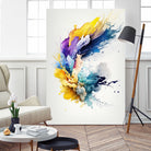 Mystic Fluidity by Mauro on GIANT ART - watercolors illustration watercolors