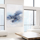 Expressionist Blue Abstract by Francoise Wattre on GIANT ART - paintings abstract art