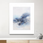 Expressionist Blue Abstract by Francoise Wattre on GIANT ART - paintings abstract art