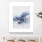 Expressionist Blue Abstract by Francoise Wattre on GIANT ART - paintings abstract art