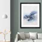 Expressionist Blue Abstract by Francoise Wattre on GIANT ART - paintings abstract art