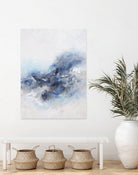 Expressionist Blue Abstract by Francoise Wattre on GIANT ART - paintings abstract art