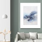 Expressionist Blue Abstract by Francoise Wattre on GIANT ART - paintings abstract art