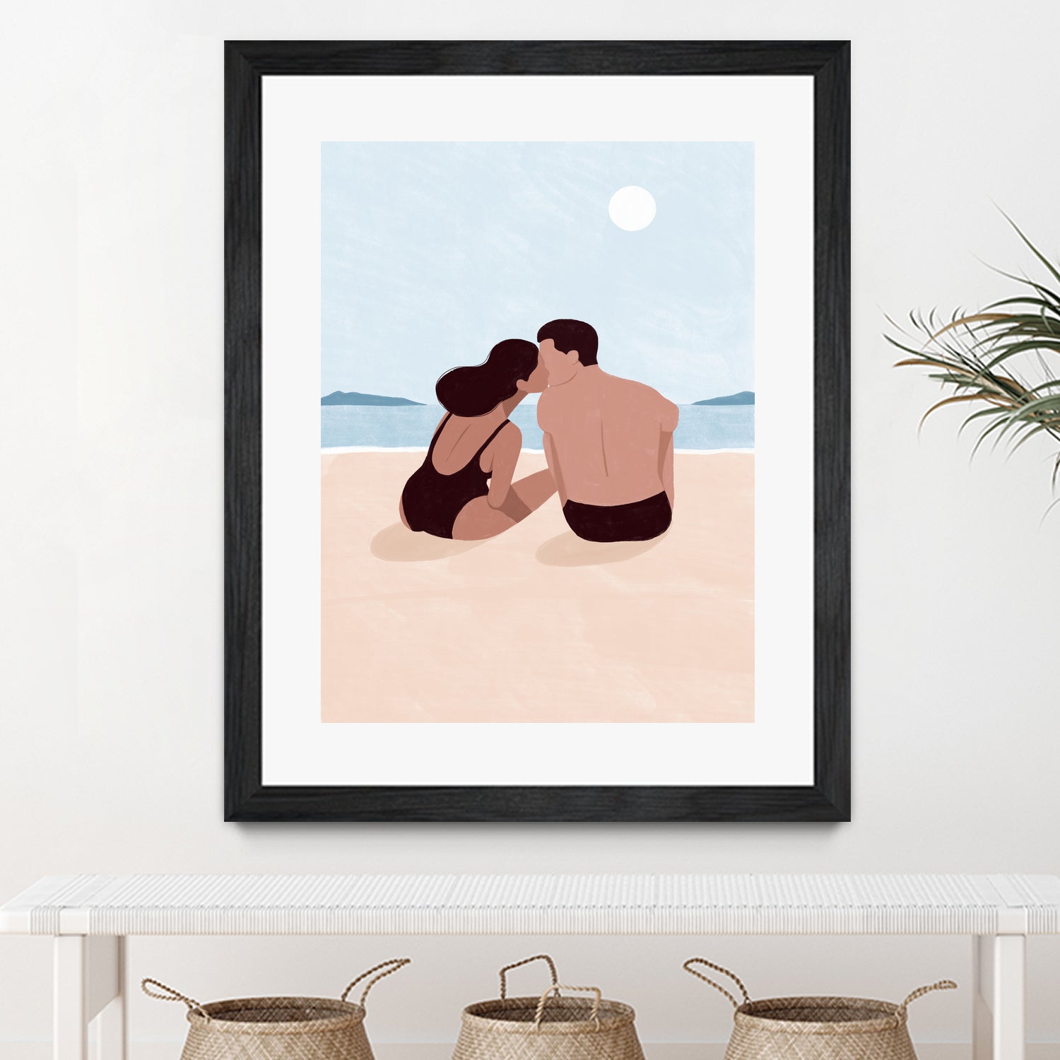 First Kiss by Maja on GIANT ART - illustration love