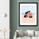 First Kiss by Maja on GIANT ART - illustration love